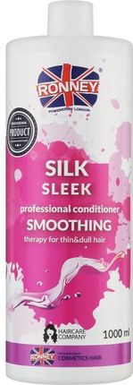 Ronney Professional Silk Sleek Smoothing Conditioner Odżywka Z Proteinami Jedwabiu 300 ml