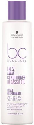 Schwarzkopf Professional Bonacure Frizz Away Conditioner Odżywka Do Włosów Nadająca Połysk 200 ml