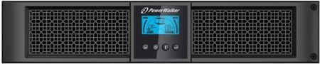 Power Walker Zasilacz awaryjny UPS On-Line 1500VA 8xIEC RJ/USB/RS LCD 19"/Tower (VFI1500RTHID)