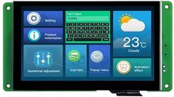 Zdjęcie LCD 5" 800x480 825nit pojemnościowy panel dotykowy DWIN HMI - Bieruń