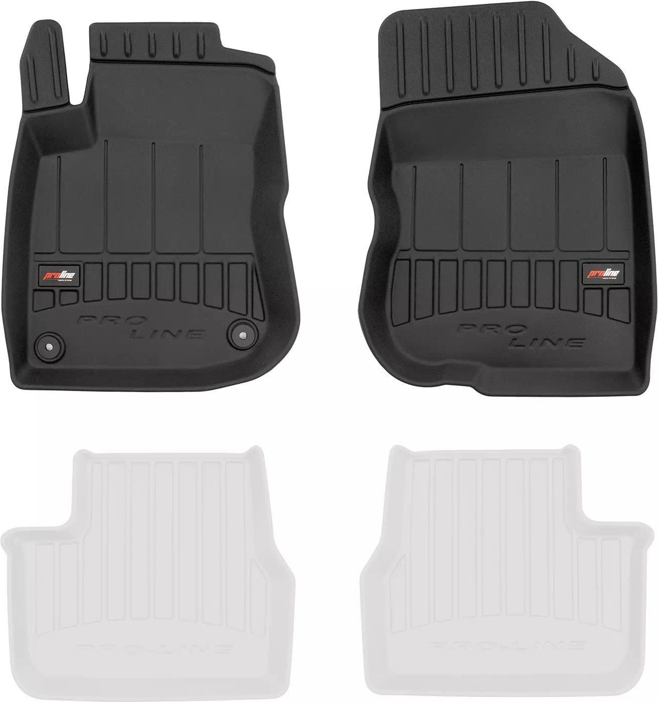 Coprisedili Auto Per Peugeot 208 I E II - Set Completo In Policotone Nero, Made In Italy