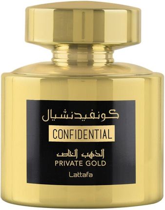 Lattafa Confidential Private Gold woda perfumowana 100ml