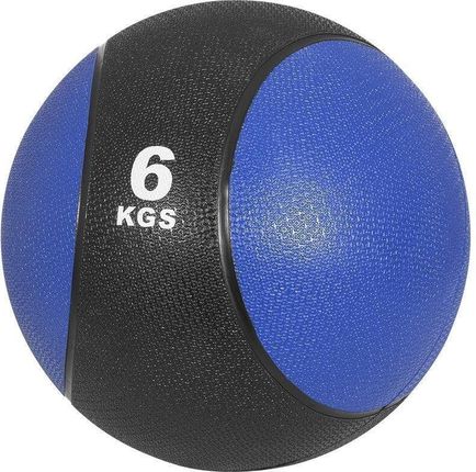 Gorilla Sports Piłka Lekarska Treningowa 6kg Niebieski