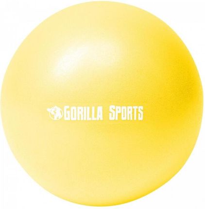Gorilla Sports Mini Piłka Do Pilatesu 28cm Żółty