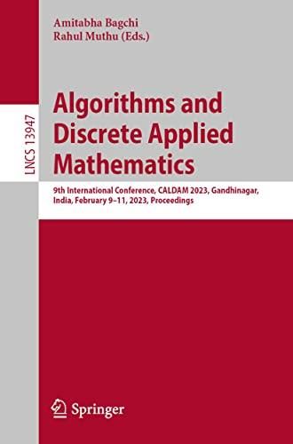 Algorithms and Discrete Applied Mathematics: 9th International ...