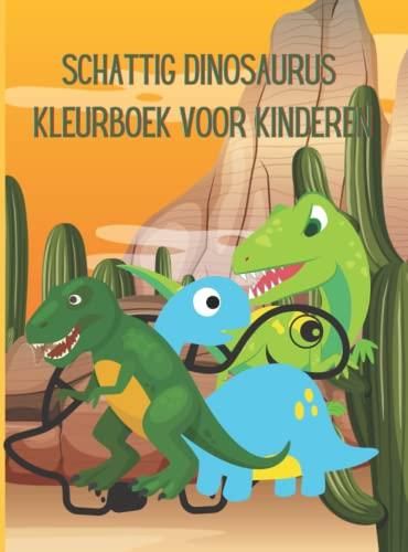 Hnmdmyi Grappig Dinosaurus douchegordijn 90x180, schattig zwemmen Dino