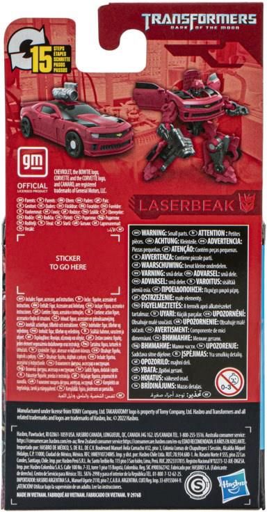 Transformers Studio Series Core Class – Action Figure Laserbeak 8,5 Cm, Ispirata A Dark Of The Moon