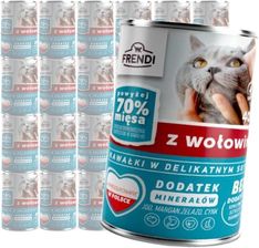 Frendi Mokra Karma Dla Dorosłych Kotów Z Kawałkami Wołowiny W Sosie 24X400G