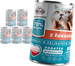 Frendi Mokra Karma Dla Dorosłych Kotów Z Kawałkami Łososia W Sosie 6X400G