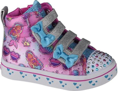 buty sneakers dla dziewczynki Skechers Twi-Lites Mermaid Gems 20223N-MLT