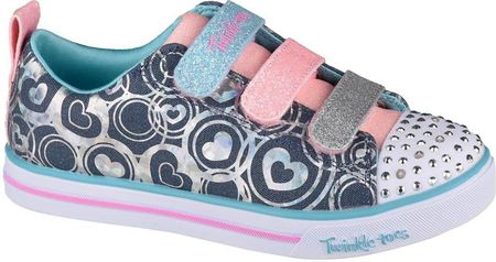 buty sneakers dla dziewczynki Skechers Sparkle Lite Heartsland 314753L-DMLT
