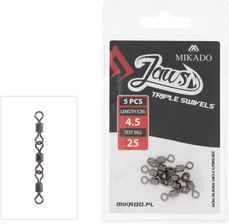 Zdjęcie Mikado Krętlik Jaws Triple Swivels - Krynica-Zdrój