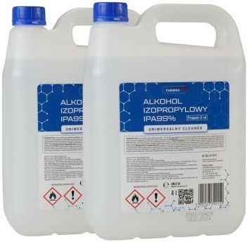 Chemika Alkohol Izopropylowy IPA cleaner 99% 8L