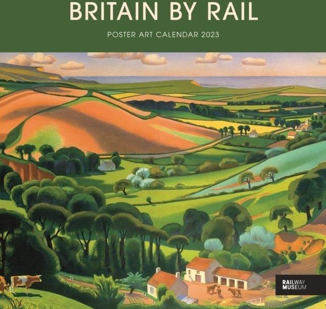 Britain By Rail National Railway Museum Square Wiro Wall Calendar 2023