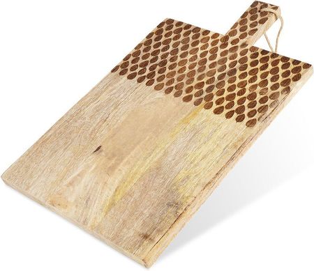 Deska do krojenia serwowania z uchwytem drewniana 50x29,5 cm