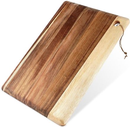 Deska do krojenia serwowania drewniana 44x31 cm