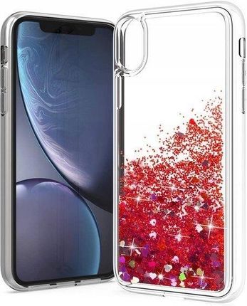 Etui Silikonowe LIQUID GLITTER RED do Samsung A70