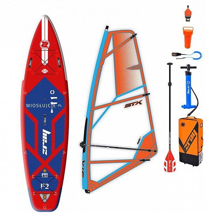 Zray Zestaw Windsup F2 Fury Pro 11'0 + Pędnik Stx Powerkid Pompowany ...