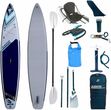 Deska Sup Gladiator Origin 12'6 Light Touring Z Wiosłem - Pompowany Paddleboard S22/s23 (594052) - wariant: zestaw startowy