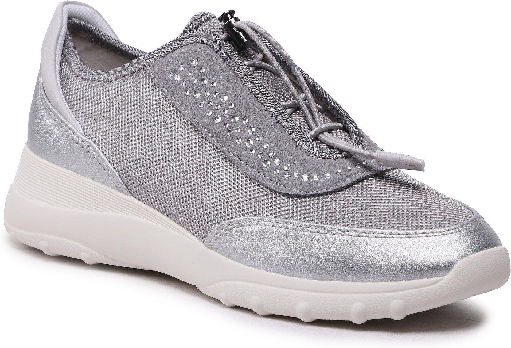 Geox Mädchen Sneaker D Alleniee B - Leder & Gummi-Sohle