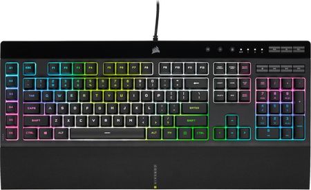 Klawiatura Corsair K55 RGB PRO XT czarna (CH9226715DE)