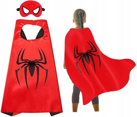 Kostium Przebranie Spiderman Peleryna Maska