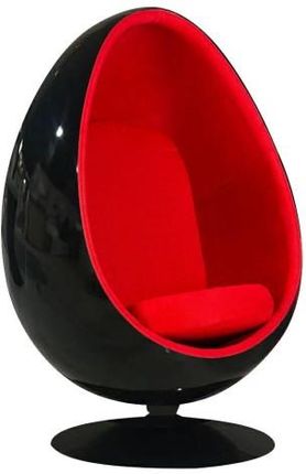 King Home Fotel Ovalia Czarny Insp Egg 9511