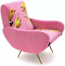 Zdjęcie Seletti Fotel Lipstick Różowy 10147 - Tarczyn