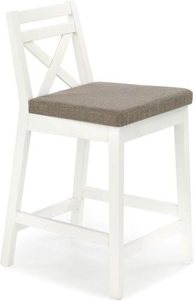 Halmar Borys Low Krzesło Barowe Niskie Biały Tap Inari 23 2175