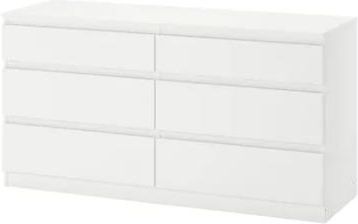 Ikea Kullen Komoda 6 Szuflad Biały 804Ce125-4109-4D16-A482-71Cb286D1C88