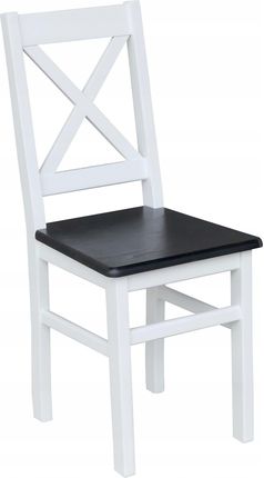 Metdrew Krzesło Kuchenne Drewniane Sosnowe Solidne Białe X 6139E195-F656-46Ea-832C-C59335Aadb9C