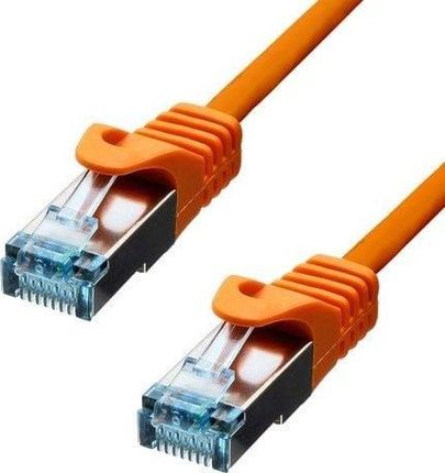 Proxtend S/FTP CAT6A LSZH AWG 26 CU porańczowy 0.75M