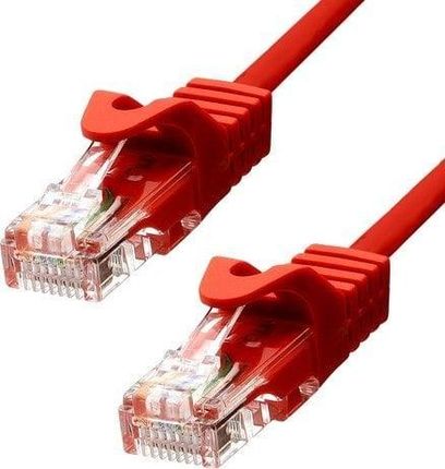 Proxtend U/UTP CAT5e PVC AWG 24 CU czerwony 0.5M