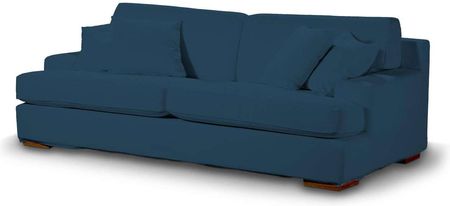 Dekoria Pokrowiec Na Sofę Göteborg Nierozkładaną Ocean Blue (Morski Niebieski) Sofa Nierozkładana Cotton Panama 667-702-30