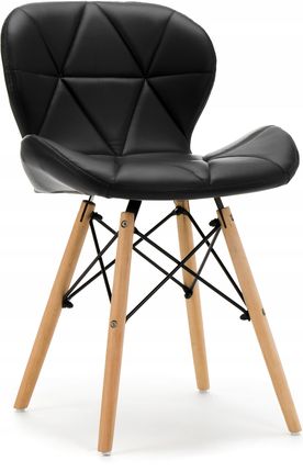 New Home Krzesło Tapicerowane Skandynawskie Pikowane Duro F2639339-3A98-4B76-B12C-8Ce43D4Fc3Ea