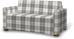 Dekoria Pokrowiec Na Sofę Solsta Krata Szaro Biała Sofa Edinburgh 1000-115-79