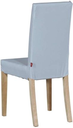 Dekoria Sukienka Na Krzesło Harry Krótka Pastelowy Niebieski Loneta 587-133-35