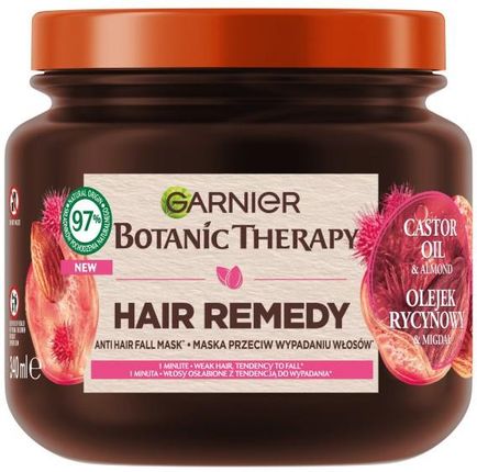 Garnier Botanic Therapy Olejek Rycynowy i Migdał maska do włosów 340 ml