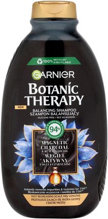 Garnier Botanic Therapy Węgiel Aktywny i Olej z Czarnuszki Szampon Do Włosów 400 ml
