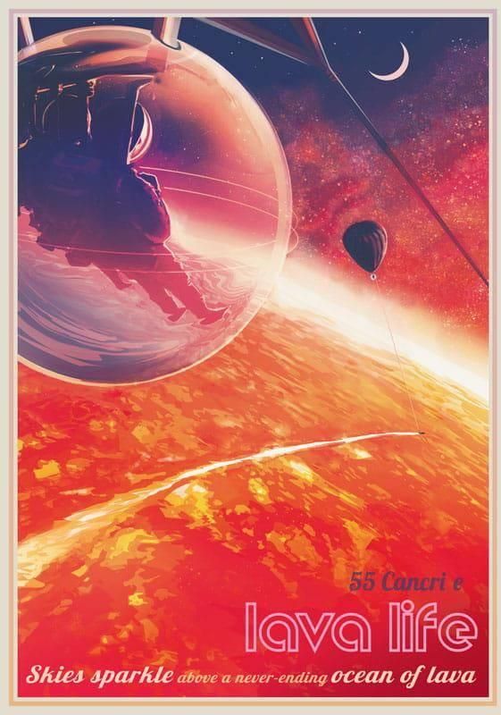 Planeta 55 Cancri E Plakat 21x297 Cm Format A4 Opinie I Atrakcyjne