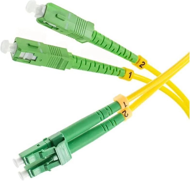 Neku Polska Patchcord światłowodowy FO SM LC/APC-SC/APC duplex 9/125 1m ...