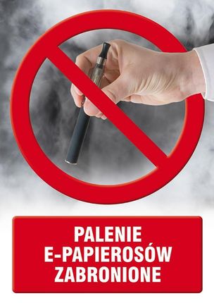 Tdc Palenie E-Papierosów Zabronione 14 8X21 Cm Pcv 1mm (PC515BUPN)