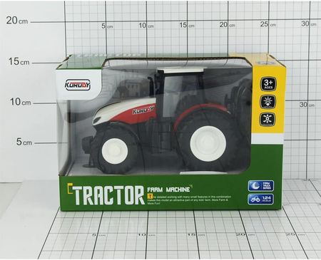 Dromader Traktor Na Radio Czerwony/Biały