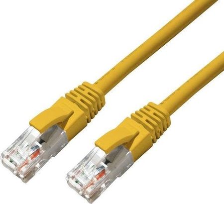 Microconnect Cat6A Utp 0.25M żółty Lszh