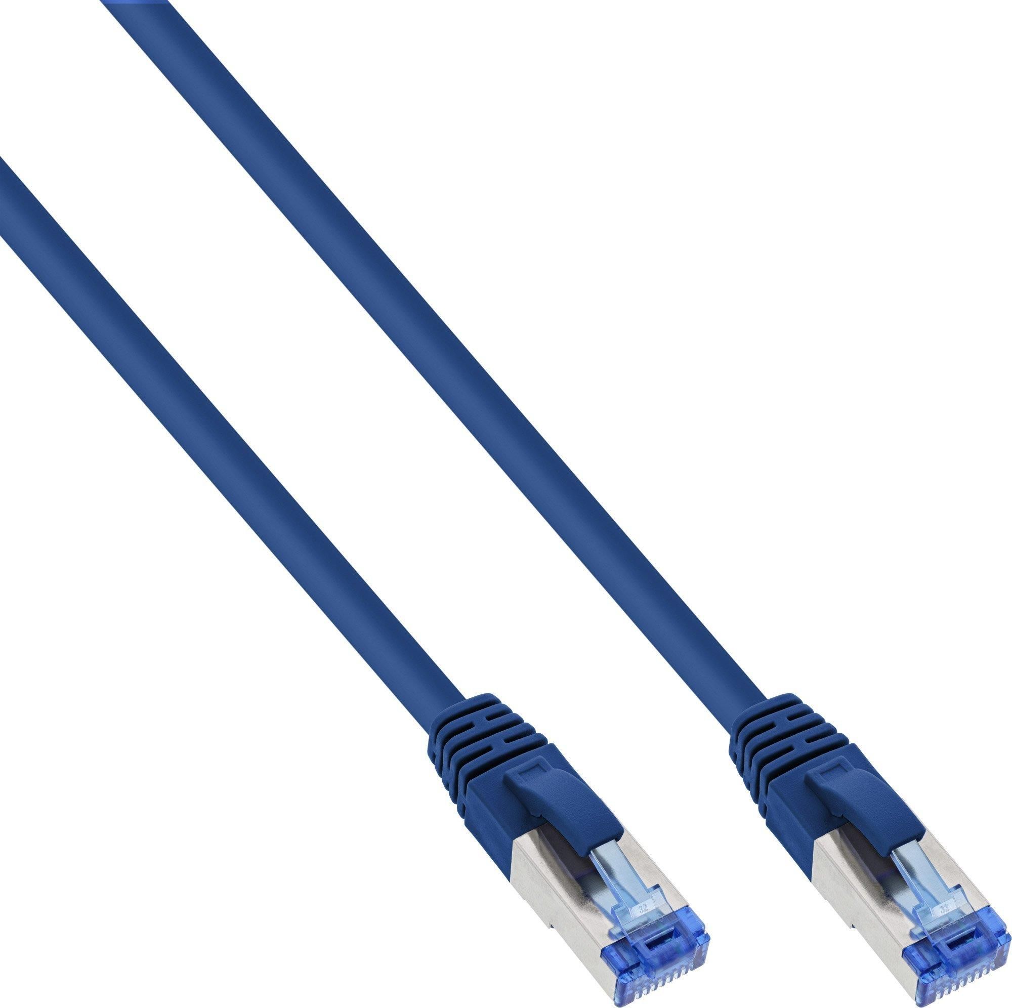 Inline Patch Cable S/Ftp Pimf Cat.6A Halogen Free 500Mhz niebieski 0.25M (76821B) Opinie i
