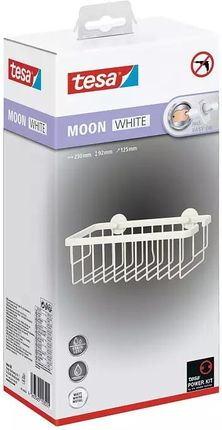 Tesa Moon Koszyk prysznicowy bez wiercenia biały (40577)