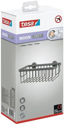 Tesa Moon Koszyk prysznicowy bez wiercenia szary (40584)