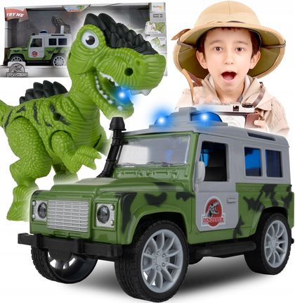 Malplay Auto Z Napędem Jeep Dinozaurem Jurassic World
