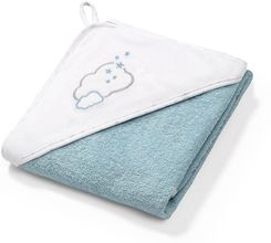 Zdjęcie Okrycie Kąpielowe Frotte Ręcznik Z Kapturkiem Niebieski 85X85Cm - Radzyń Podlaski