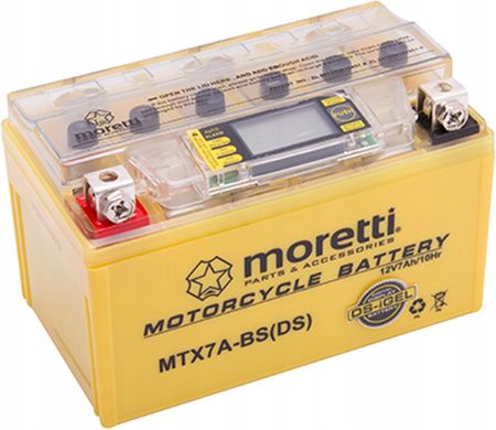 Moretti Akumulator Agm I-Gel Mtx7A-Bs 7Ah Lcd